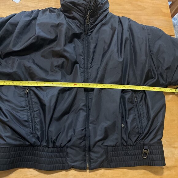 Bogner Women's Black Ski Jacket US 14 Ruched Sleeves W/zippers Zippered Pockets - Picture 6 of 11